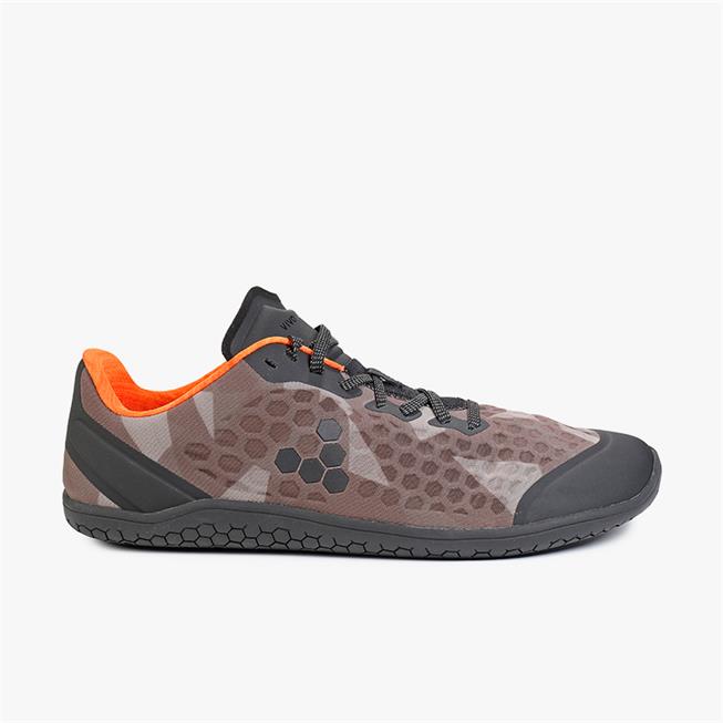 Vivobarefoot STEALTH III Koşu Ayakkabısı Erkek Black/Brown | 6173-NDREO